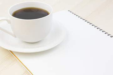 メモとコーヒー