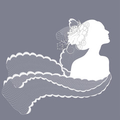 Symbol beautiful bride