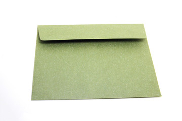 Color envelope isolate on white background