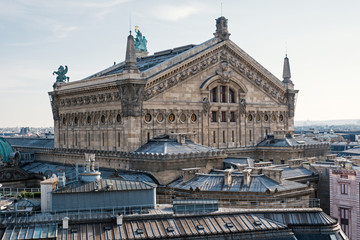 Naklejka premium Paris Opera or Garnier Palace. Placed in Place de L'Opera, it wa