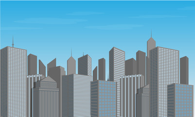 Fototapeta premium Vector of urban city