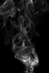 Obraz premium Smoke on black background