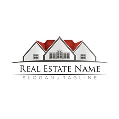 Property Real Estate logo icon vector
