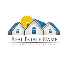 Property Real Estate logo icon vector