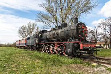 Naklejka premium Wagon kolejowy