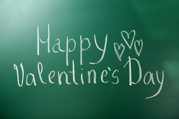 Drawings on school blackboard background