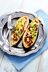 stuffed aubergines
