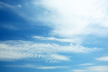 Blue cloudy sky background