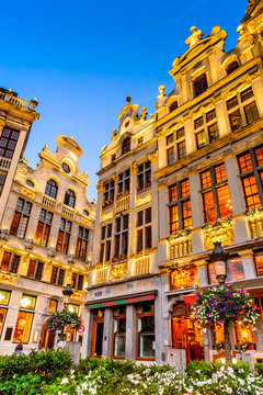 Grand Place night, Bruxelles, Belgium