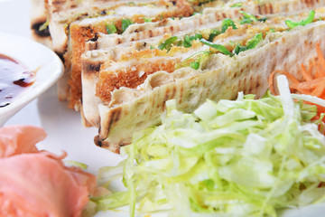 sandwiches with meat