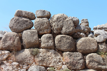 Wall of Mycenae, one of the major centers of Greek civilization