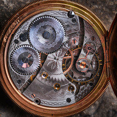 disassembled  watch