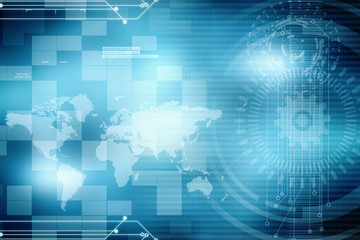 World Map Business Background