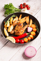 Roasted chicken