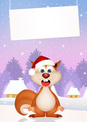 funny koala at Christmas