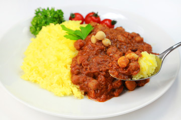 Fototapeta premium ひよこ豆カレー
