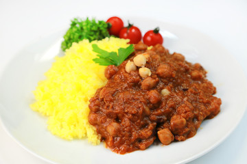 ひよこ豆カレー