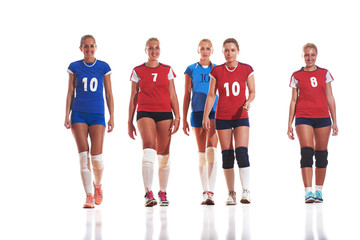 Obraz premium volleyball woman group