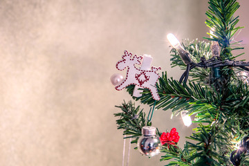 christmas tree handmade animal decoration