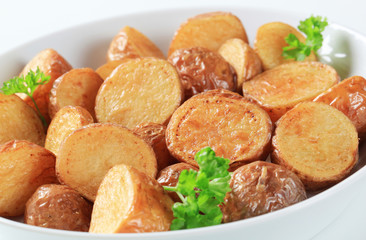 Roasted new potatoes