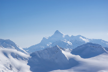  Caucasus mountains nobody landscapes snow 