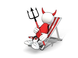 little sketchy man - devil in a deck chair