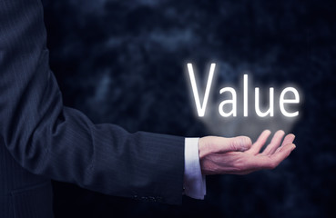 Hand Holding Business Concept.