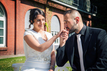 Bride and Groom Marriage Concept 