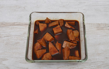 Tofu mariniert