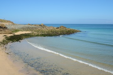 Fototapeta na wymiar Beach at Saint Ives, Cornwall, England