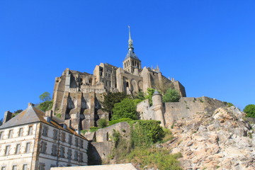 Fototapeta na wymiar Le mont saint Michel, France