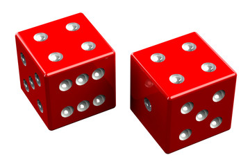Pair of dice - Hard Eight