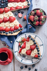 Slice of fruit pie