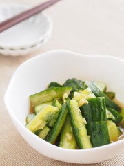 きゅうりの辛味漬け