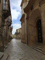 Fototapeta premium strada di scicli