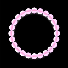 Pink Pearl Necklace