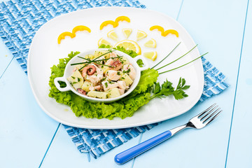 Antipasto di polipo e patate