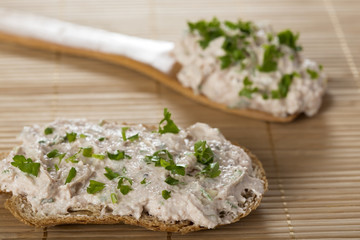 Pate with bread