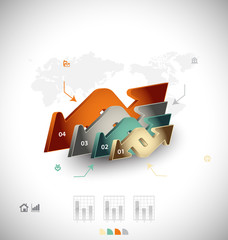 Business infographic template