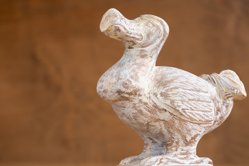 Wooden Dodo bird, typical souvenir from Mauritius island.