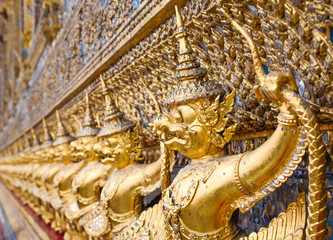 garuda decoration of tha temple of the Emerald Buddha