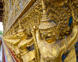 garuda decoration of tha temple of the Emerald Buddha