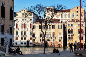 Fototapeta na wymiar street of Venice, Italy