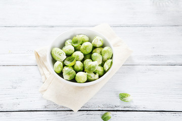 Little cabbage in a bowl