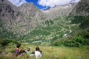 Naklejka premium paysage alpin - oisans