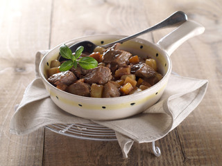 Beef and vegetables goulash