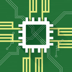 Chip computer processor.