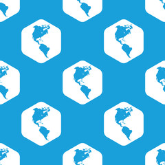 America hexagon pattern