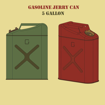 Gasoline jerry can