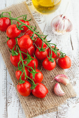 Fresh cherry tomatoes